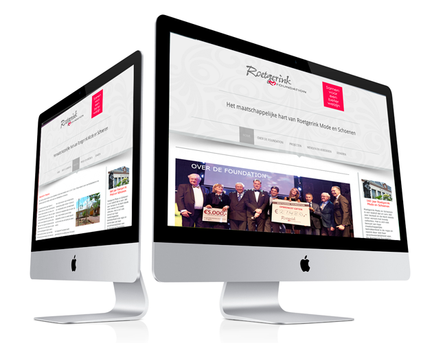Website voor Roetgerink Foundation