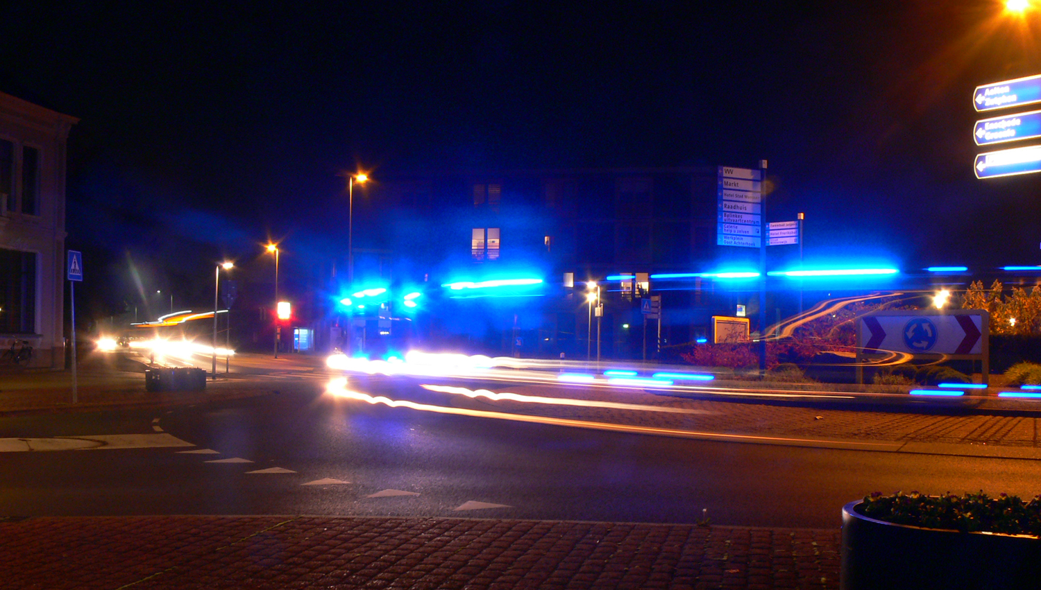 lange sluitertijd ambulance